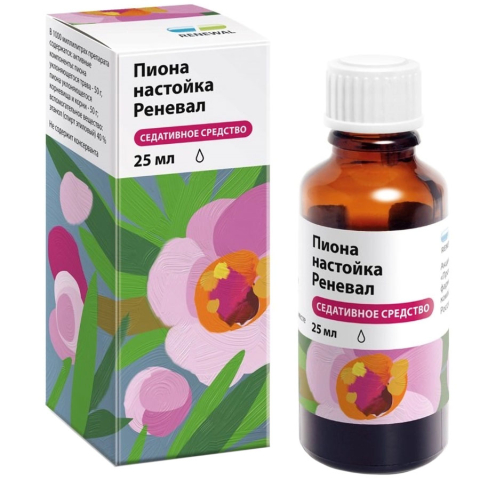 Пиона уклоняющегося настойка реневал флак., 25 мл