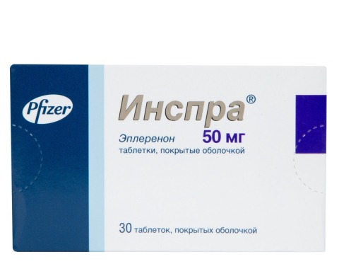 ИНСПРА 50МГ N30 ТАБЛ.П.П.О.