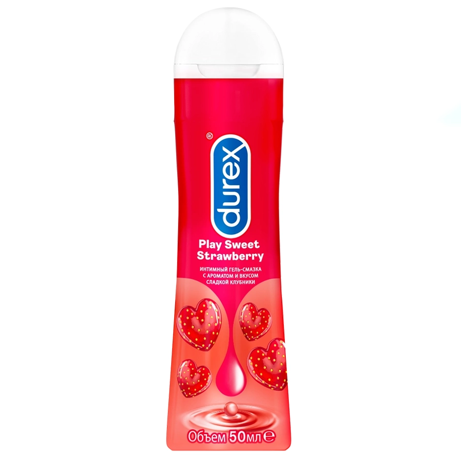 Дюрекс гель-смазка плэй свит стробэри клубника, 50 мл