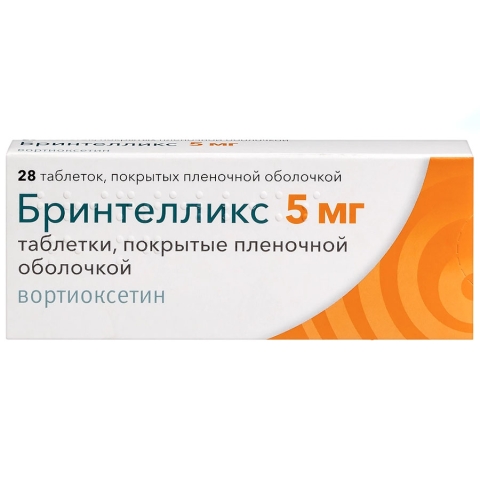 Бринтелликс 5 мг таблетки, 28 шт.