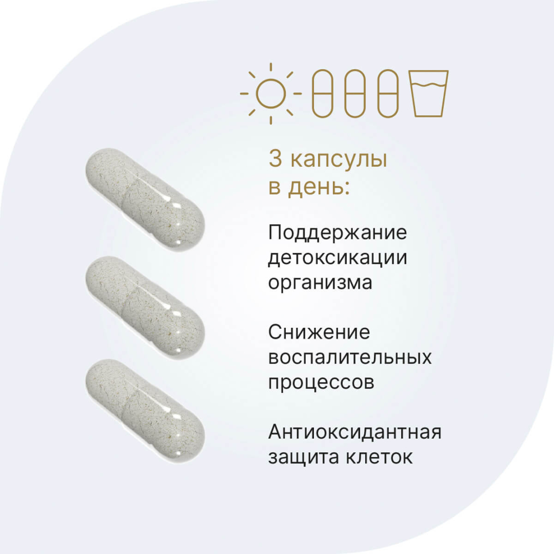 Кальция D-глюкарат 500 мг капcулы, 90 шт.