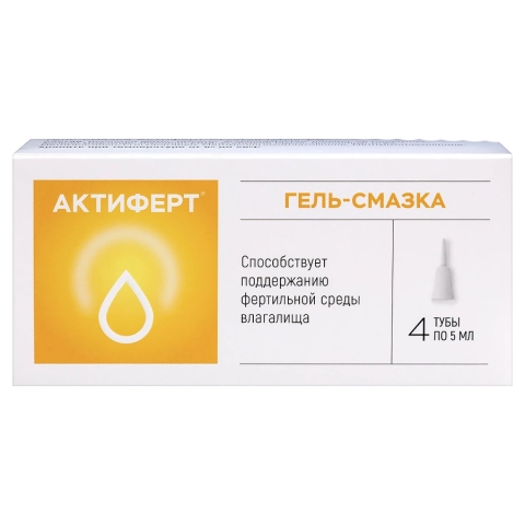 Актиферт кристалматрикс фс 5 мл гель-смазка, 4 шт.