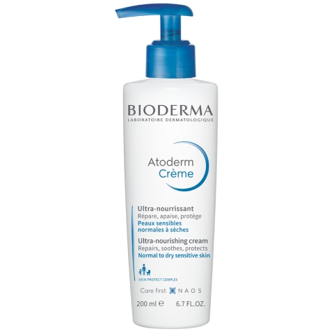 Bioderma Atoderm крем питательный увлажняющий для сухой, чувствительной и нормальной кожи (помпа) 200 мл