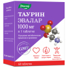 Таурин 1000 мг таблетки, 60 шт, Эвалар