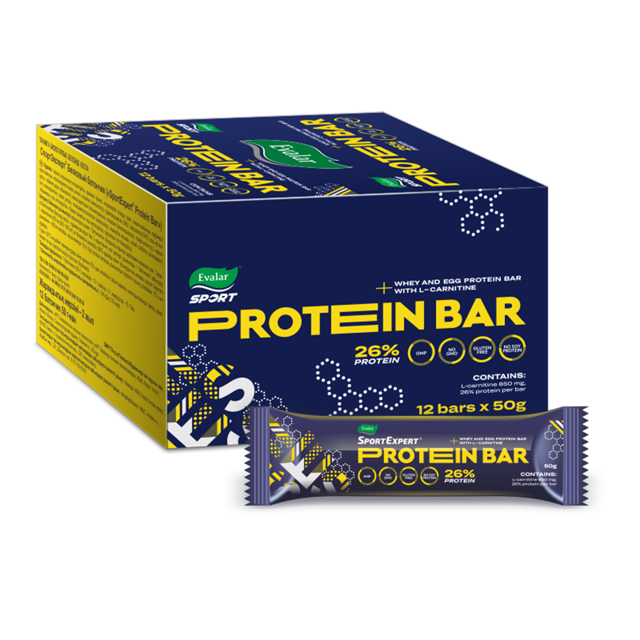 СпортЭксперт Эвалар 50г белковый батончик, 12 шт.