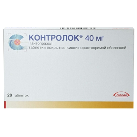 Контролок 40 мг таблетки, 28 шт.