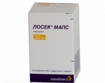 Лосек мапс 20 мг таблетки, покрытые пленочной оболочкой, 28шт
