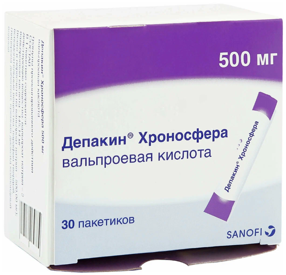 Депакин Хроносфера гран. с пролонг. высвоб., 500 мг, 30 шт. - купить по  цене 0 руб. в г. Москва в интернет-аптеке «Эвалар»