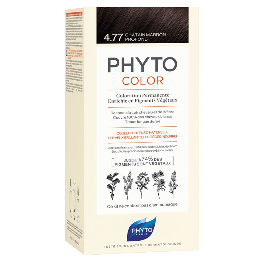 PHYTO Phytocolor краска для волос насыщенный глубокий каштан оттенок 4.77