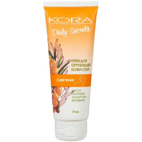 Кора крем для огрубевшей кожи стоп смягчение, 75 мл