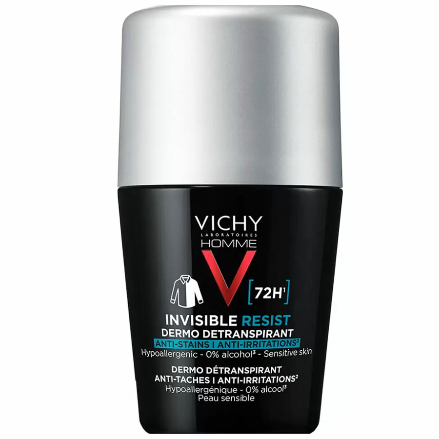 Vichy дезодорант мужской невидимый 72 часа, 50 мл