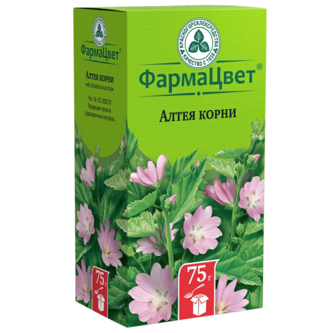 Алтей корни пачка, 75г