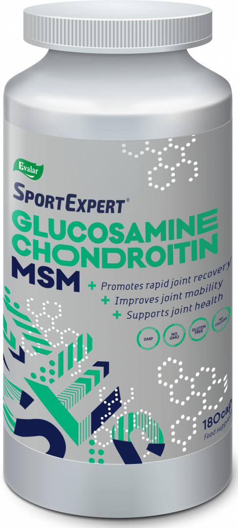СпортЭксперт Глюкозамин Хондроитин МСМ капсулы, 180 шт.