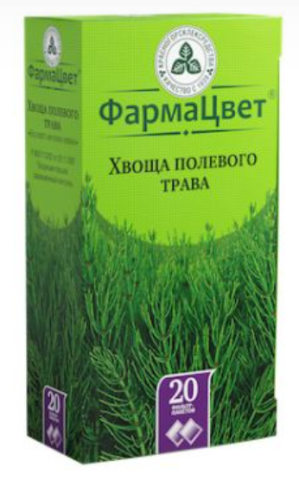 Хвоща полевого трава 1,5 гр 20 шт. фильтр-пакеты