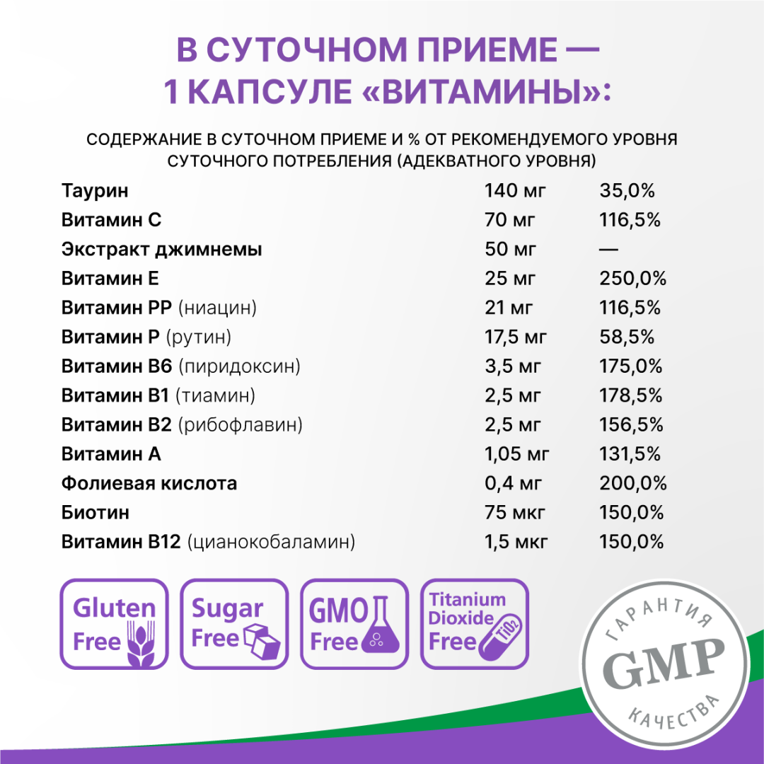 Олиджим витамины при диабете капсулы, 60 шт, Эвалар