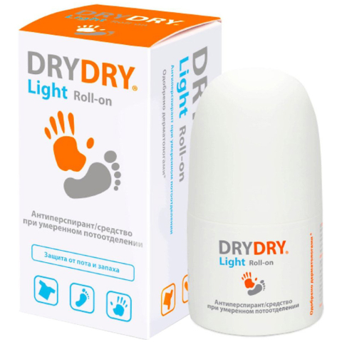 Драй Драй (Dry Dry) Light 50мл антиперспирант средство от потовыделения