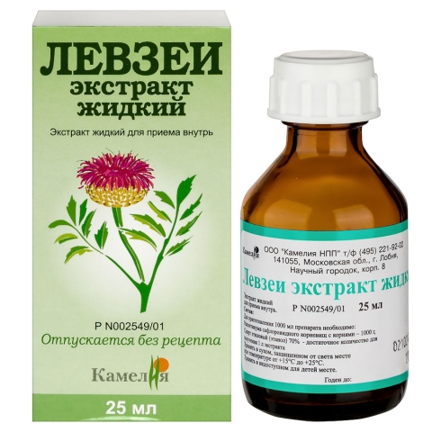 Левзеи экстракт жидкий, 25 мл