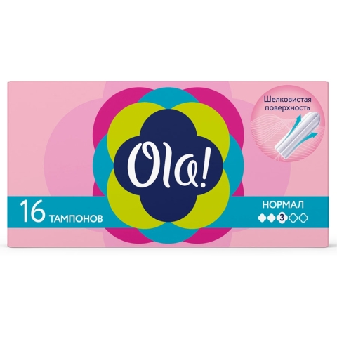 Ола тампоны Нормал шелковистая поверхность, 16 шт.