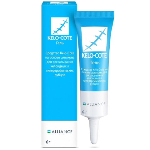 Кело-Коут гель для рассасывания келоидных и гипертрофических рубцов, 6г