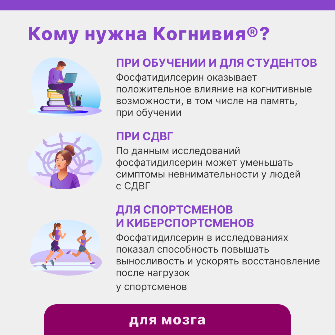 Когнивия Фосфатидилсерин капсулы по 1г, 30 шт.