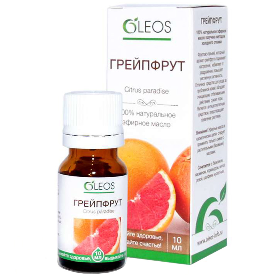 Олеос (Oleos) масло эфирное грейпфрут, 10 мл