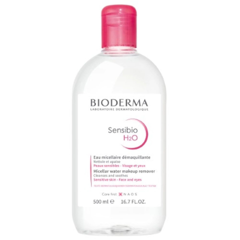 Bioderma Sensibio H2O мицеллярная вода для чувствительной кожи лица, 500 мл