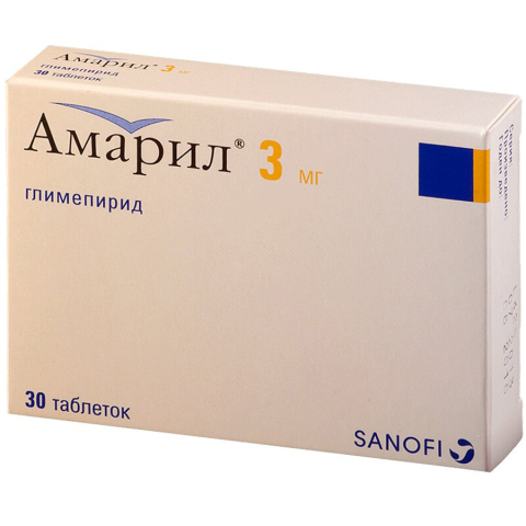 Амарил 3мг №30 табл.