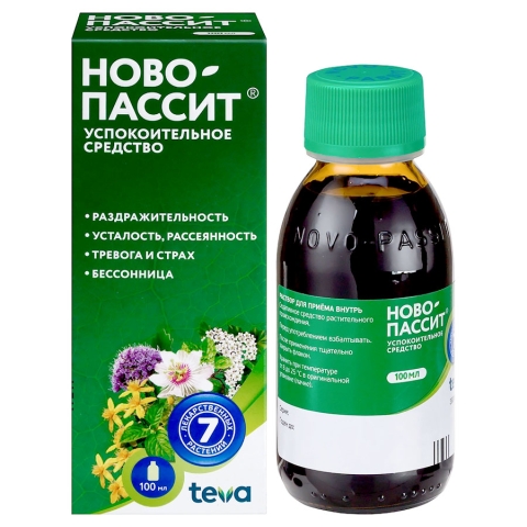 Ново-пассит раствор, 100 мл