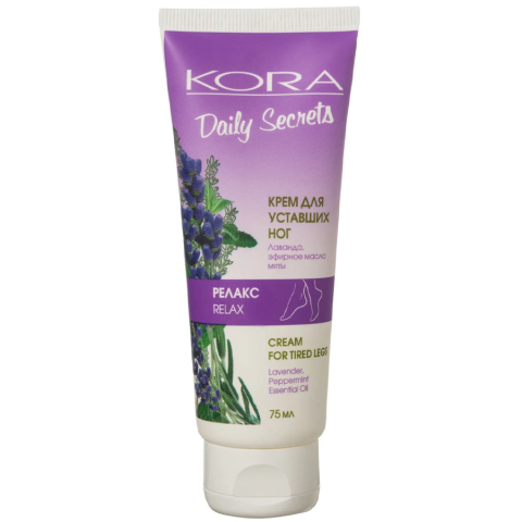 Кора крем для уставших ног релакс, 75 мл