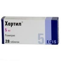 ХАРТИЛ 5МГ N28 ТАБЛ.
