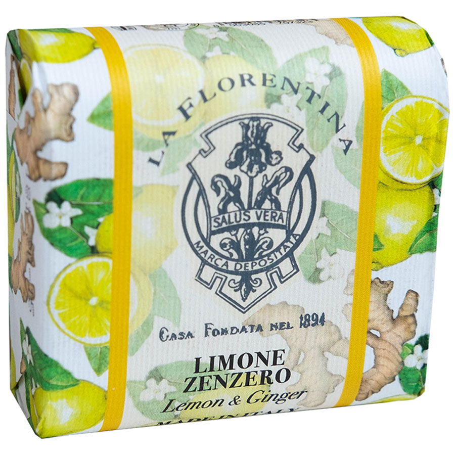 Флоринда La florentina мыло туалетное твердое лимон и имбирь 106 гр