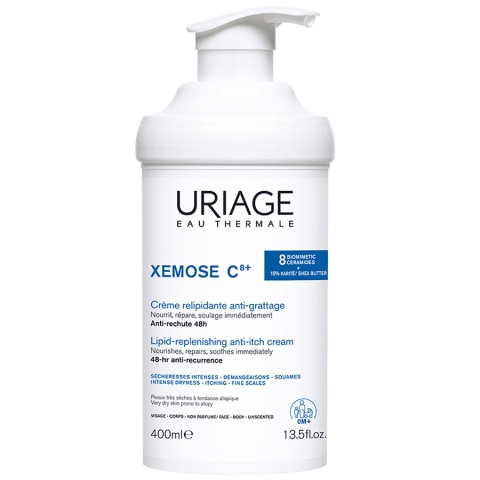 Урьяж Ксемоз С8+ Крем липидовосстанавливающий успокаивающий с церамидами, 400 мл