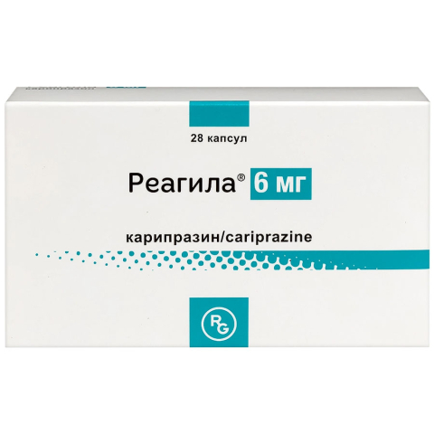 Реагила 6 мг капсулы, 28 шт.