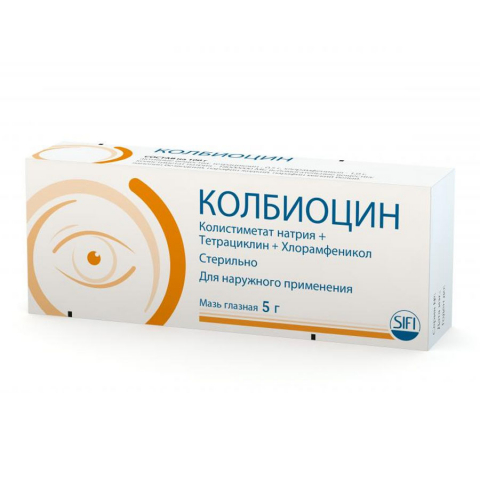 Колбиоцин мазь глазная, 5г