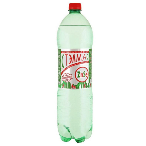 Стэлмас вода минеральная газированная, 1,5л