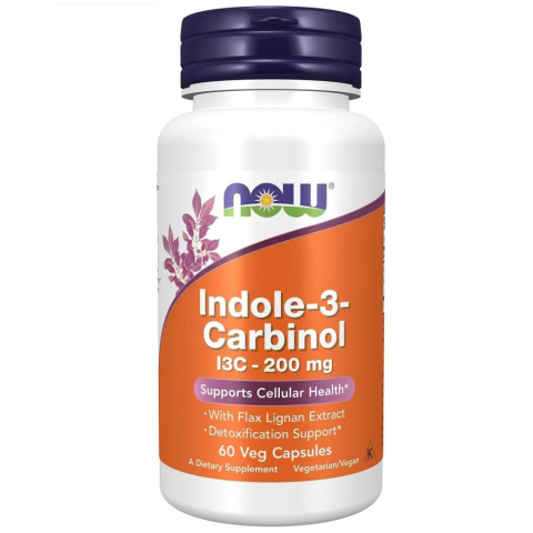 Нау Фудс Супер Индол-3-карбинол с лигнанами 689 мг, капсулы, 60  шт.