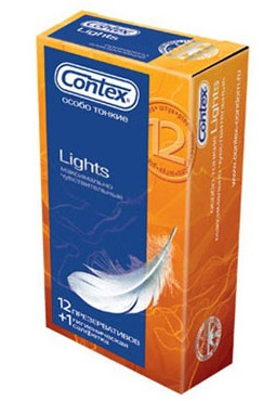 Контекс (Contex) Презервативы Lights особо тонкие, 12 шт.