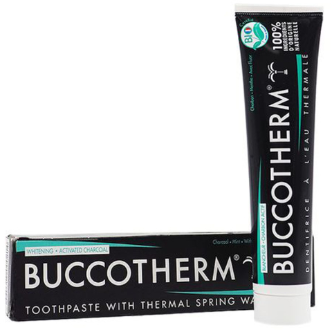 Буккотерм (Buccotherm) зубная паста с углем и термальной водой, 75 мл