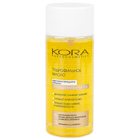 Кора Гидрофильное масло для сухой и возрастной кожи, 150 мл