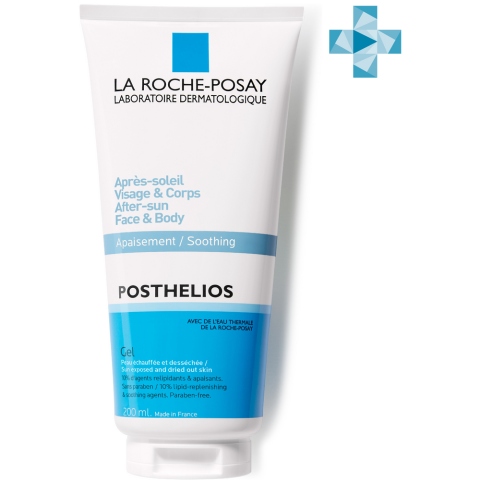 ЛяРошПозе (La Roche-Posay) Posthelios восстанавливающее средство после загара для лица и тела, 200 мл