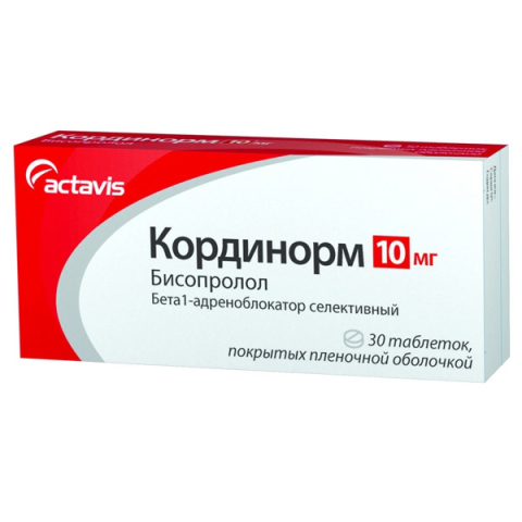 Кординорм таб. 10мг №30