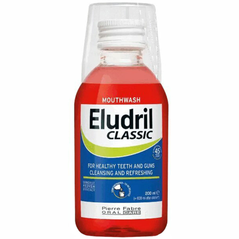 Элюдрил (Eludril) Classic раствор для полоскания полости рта, 200 мл