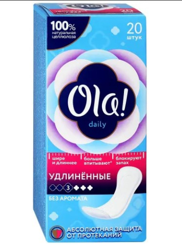Ола (Ola!) Прокладки ежедневные Daily Large, 20 шт.