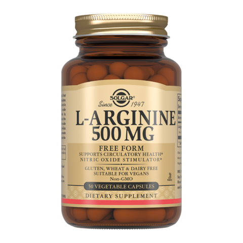 Solgar / Солгар l-аргинин 1000 мг. капсулы, 50 шт.