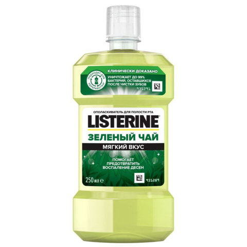 Листерин (Listerine) ополаскиватель для полости рта Зеленый чай, 250 мл
