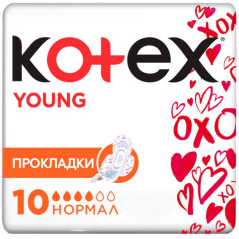 Kotex young нормал прокладки 10 шт.