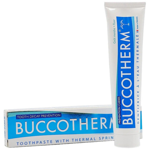Буккотерм (Buccotherm)  зубная паста против кариеса с термальной водой, 75 мл