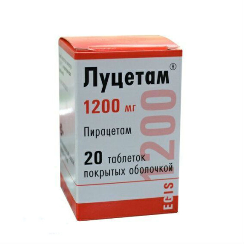 ЛУЦЕТАМ 1200МГ N20 ТАБЛ.