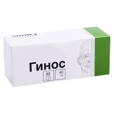 Гинос таблетки 40 мг, 30 шт.