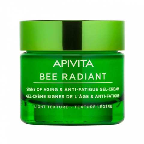Apivita Bee Radiant Гель-крем против признаков старения и усталости кожи с легкой текстурой, 50 мл